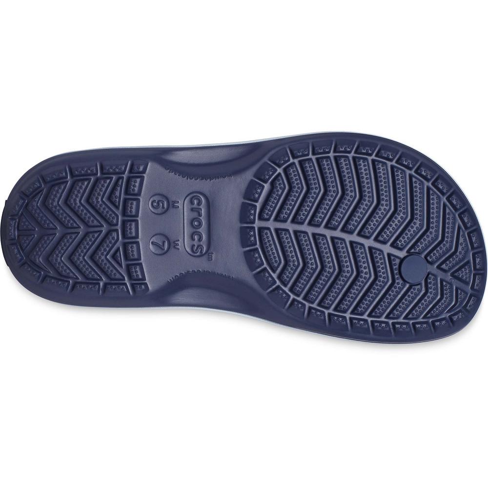 Blue Women's Crocs Crocband™ Printed Flip Flops | NZ 0179VRWD
